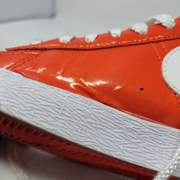 Nike Blazer SP LE Mid High Team Orange Obsidian Navy BLue 379416-811 Aub… - Picture 10 of 16